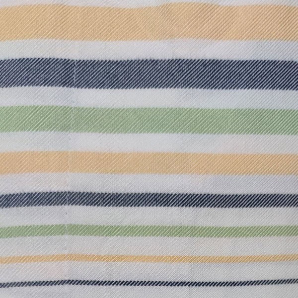 حوله پالتویی نخی اعلا راه راه کد 2 سبز کم رنگ، زرد، طوسی