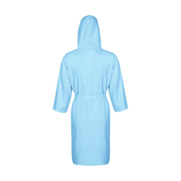 حوله پالتویی نخی اعلا ساده آبی