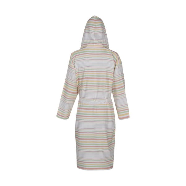 حوله پالتویی نخی اعلا راه راه کد 1 زرد، سبز کم رنگ، نارنجی