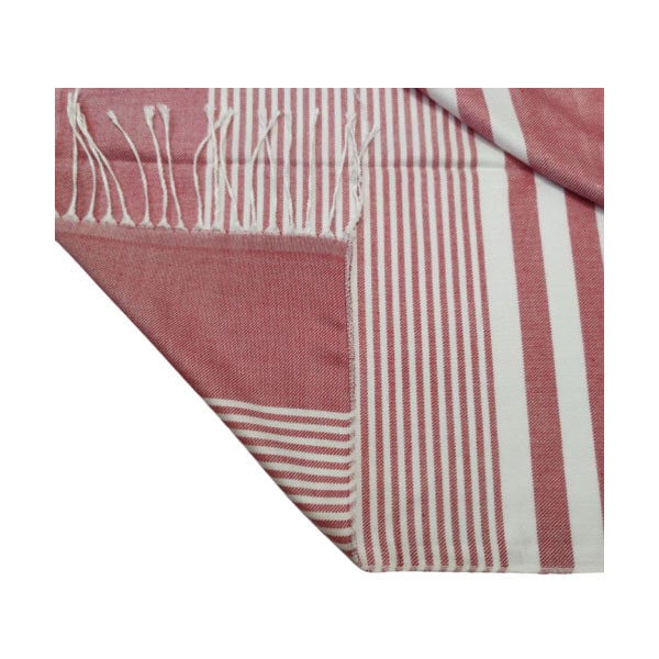 حوله استخری نخی کد 400506 قرمز عنابی