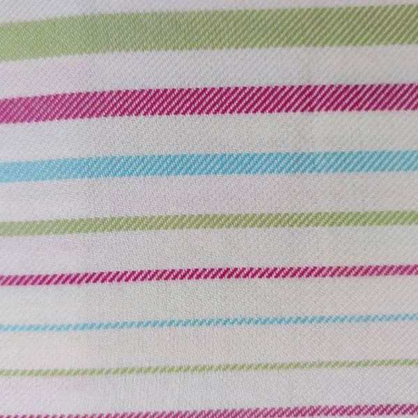 حوله پالتویی نخی اعلا راه راه کد 15 آبی، سبز کم رنگ، صورتی