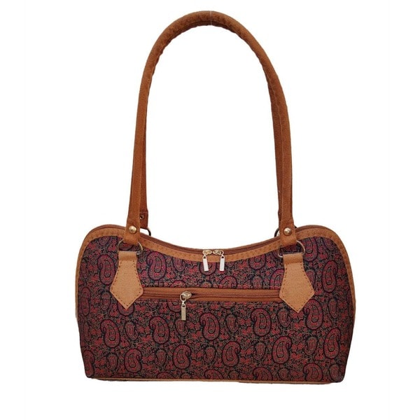 کیف دستی ترمه ابریشم طرح قایقی