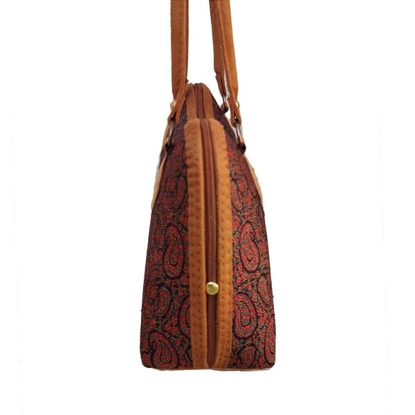 کیف دستی ترمه ابریشم طرح قایقی