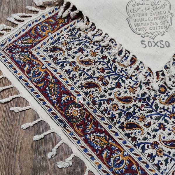 رومیزی قلمکار ممتاز کد 400717 – ابعاد 50 در 50