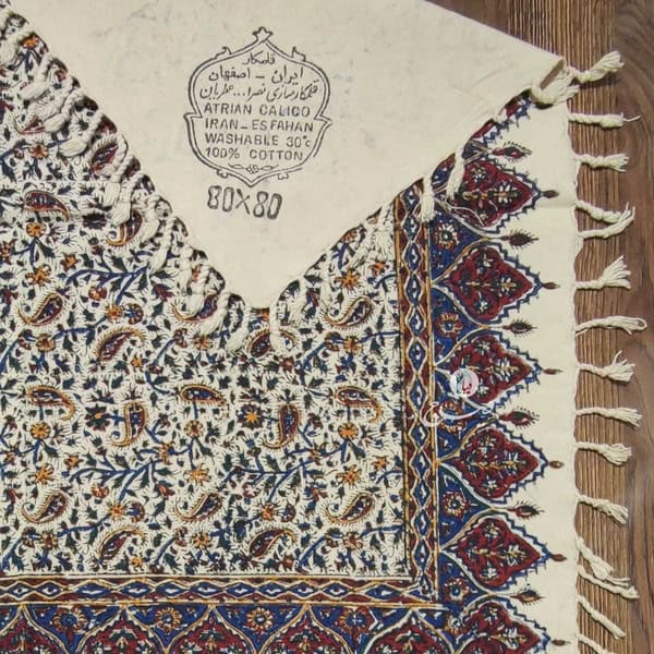 رومیزی قلمکار ممتاز کد 400805 – ابعاد 80 در 80