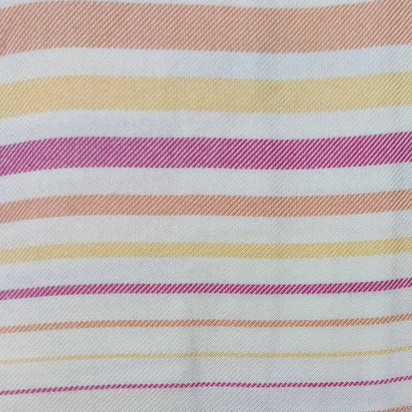 حوله پالتویی نخی اعلا راه راه کد 16 زرد، نارنجی، صورتی