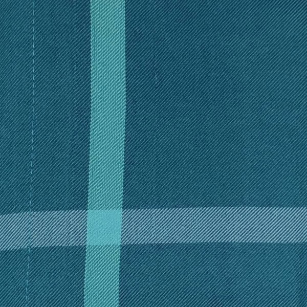 حوله پالتویی نخی اعلا چهارخانه سبز تیره 3