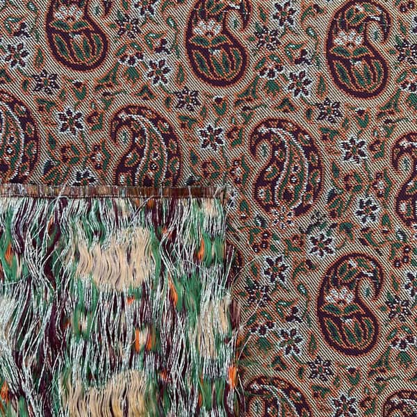 پارچه ترمه ابریشمی طرح ستاره (واحد نیم متری)