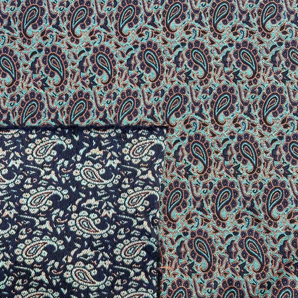 پارچه ترمه پلی استری طرح آناهیتا – رنگ سبز سنتی (واحد 1 متری)