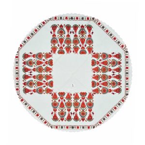 رومیزی مخمل کد 401821 - قطر 90