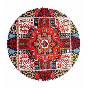 رومیزی مخمل کد 401823 - قطر 90