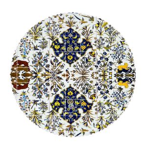 رومیزی مخمل کد 401835 - قطر 90