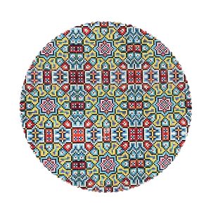 رومیزی مخمل کد 401837 - قطر 90