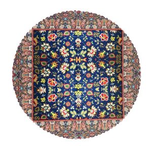 رومیزی مخمل کد 401840 - قطر 90