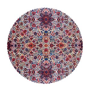 رومیزی مخمل کد 401843 - قطر 90