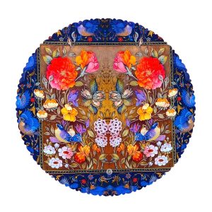 رومیزی مخمل کد 401845 - قطر 90