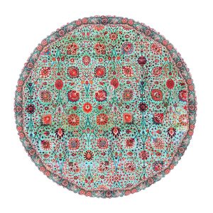 رومیزی مخمل کد 401849 - قطر 90