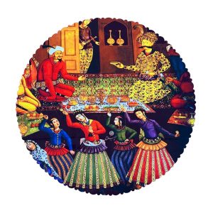 رومیزی مخمل کد 401850 - قطر 90