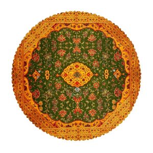 رومیزی مخمل کد 401852 - قطر 90