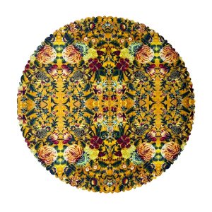 رومیزی مخمل کد 401857 - قطر 90