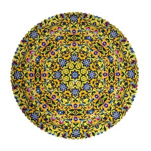رومیزی مخمل کد 401860 - قطر 90