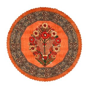 رومیزی مخمل کد 401862 - قطر 90