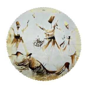 رومیزی مخمل کد 401864 - قطر 90