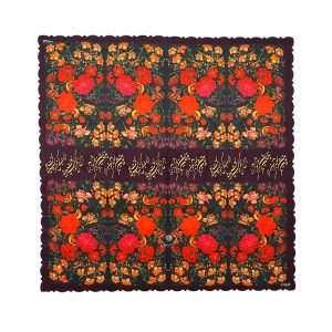 رومیزی مخمل کد 402433 - ابعاد 90 در 90