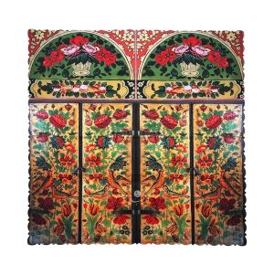 رومیزی مخمل کد 402438 - ابعاد 90 در 90