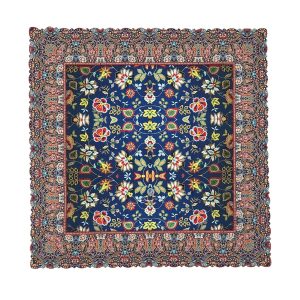 رومیزی مخمل کد 402439 - ابعاد 90 در 90