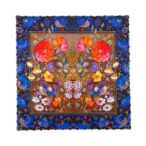 رومیزی مخمل کد 402440 - ابعاد 90 در 90