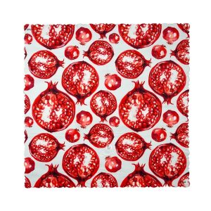 رومیزی مخمل کد 402442 - ابعاد 90 در 90