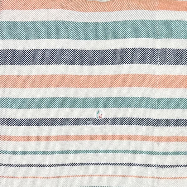 حوله پالتویی نخی اعلا راه راه کد 97 سبز پررنگ، طوسی، نارنجی