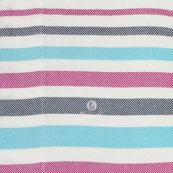 حوله پالتویی نخی اعلا راه راه کد 12 آبی، صورتی، طوسی