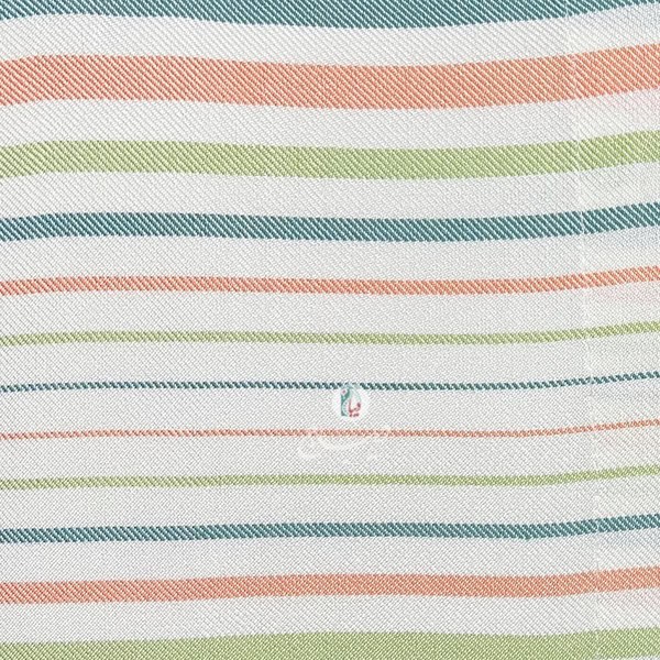 حوله پالتویی نخی اعلا راه راه کد 57 سبز پررنگ، سبز کمرنگ، نارنجی