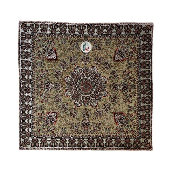 ست 4 تکه رومیزی ترمه طرح بهار – رنگ کرم