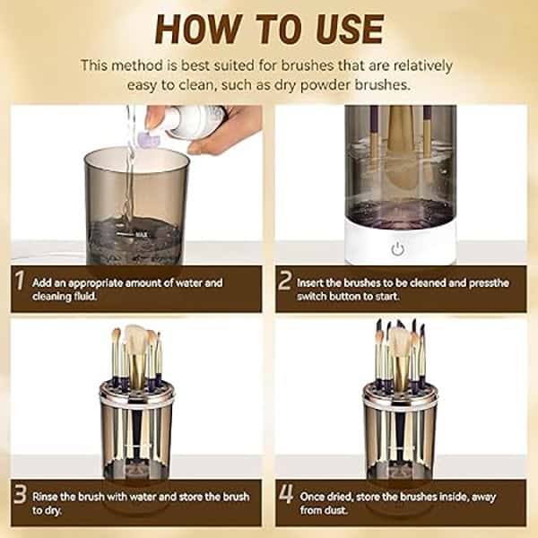 دستگاه برقی شستشوی برس آرایشی (براش شور)