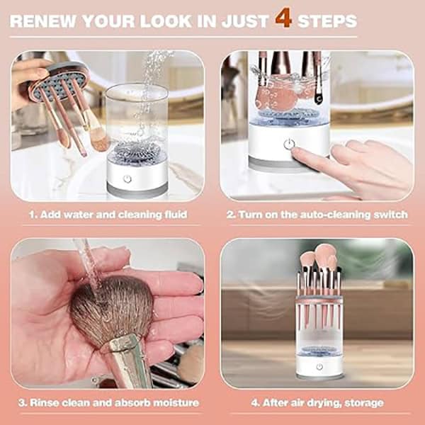 دستگاه برقی شستشوی برس آرایشی (براش شور)