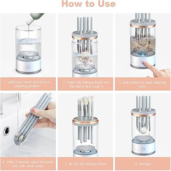 دستگاه برقی شستشوی برس آرایشی (براش شور)