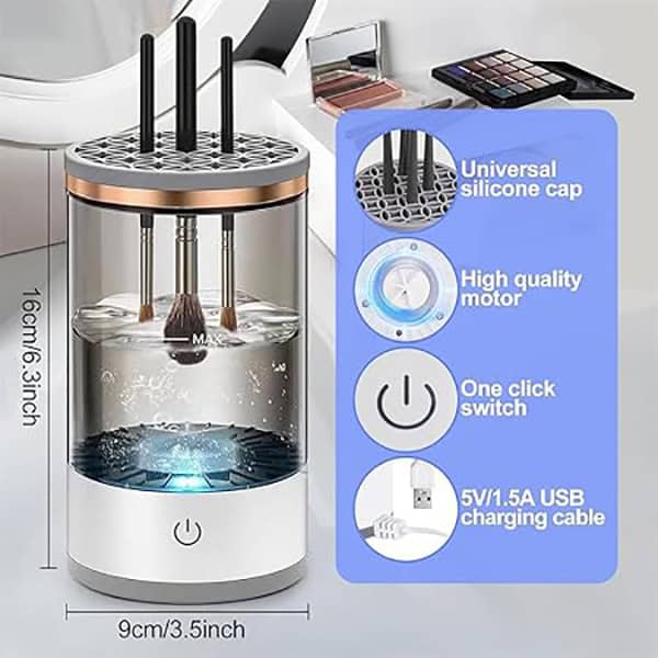 دستگاه برقی شستشوی برس آرایشی (براش شور)