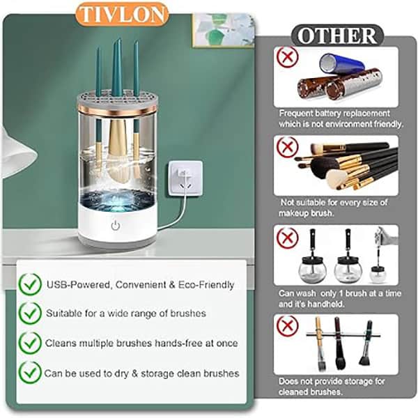 دستگاه برقی شستشوی برس آرایشی (براش شور)