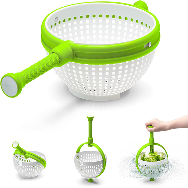 Salad Spinner Wash Colander Strainer Basket (2)