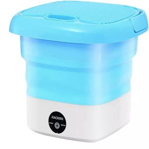 مینی ماشین لباس شویی اتوماتیک شیائومینی در سه رنگ آبی و سبز و صورتی