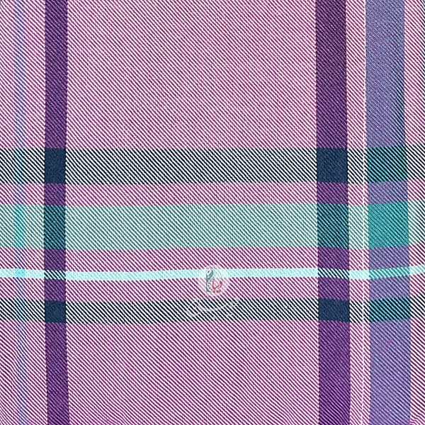 حوله پالتویی نخی اعلا چهارخانه بنفش