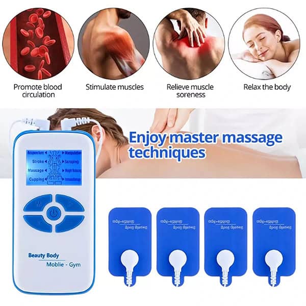 دستگاه فیزیوتراپی و ماساژ درمانی پالس الکتریکی