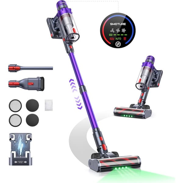 جارو شارژی عصایی بیسیم برند Smoture مدل VAC01