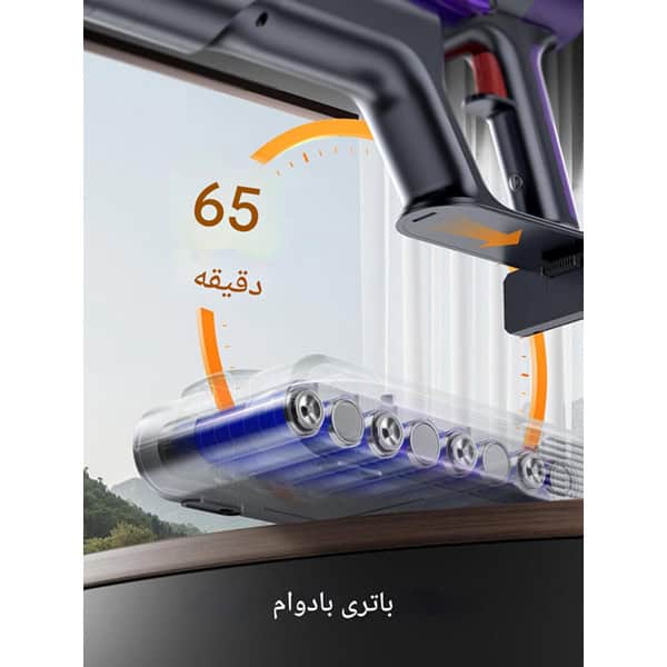 جارو شارژی عصایی بیسیم برند Smoture مدل VAC01