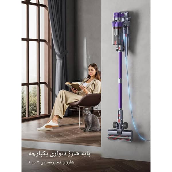 جارو شارژی عصایی بیسیم برند Smoture مدل VAC01